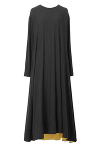 Cashmere Blend Dress | Charcoal  Gray