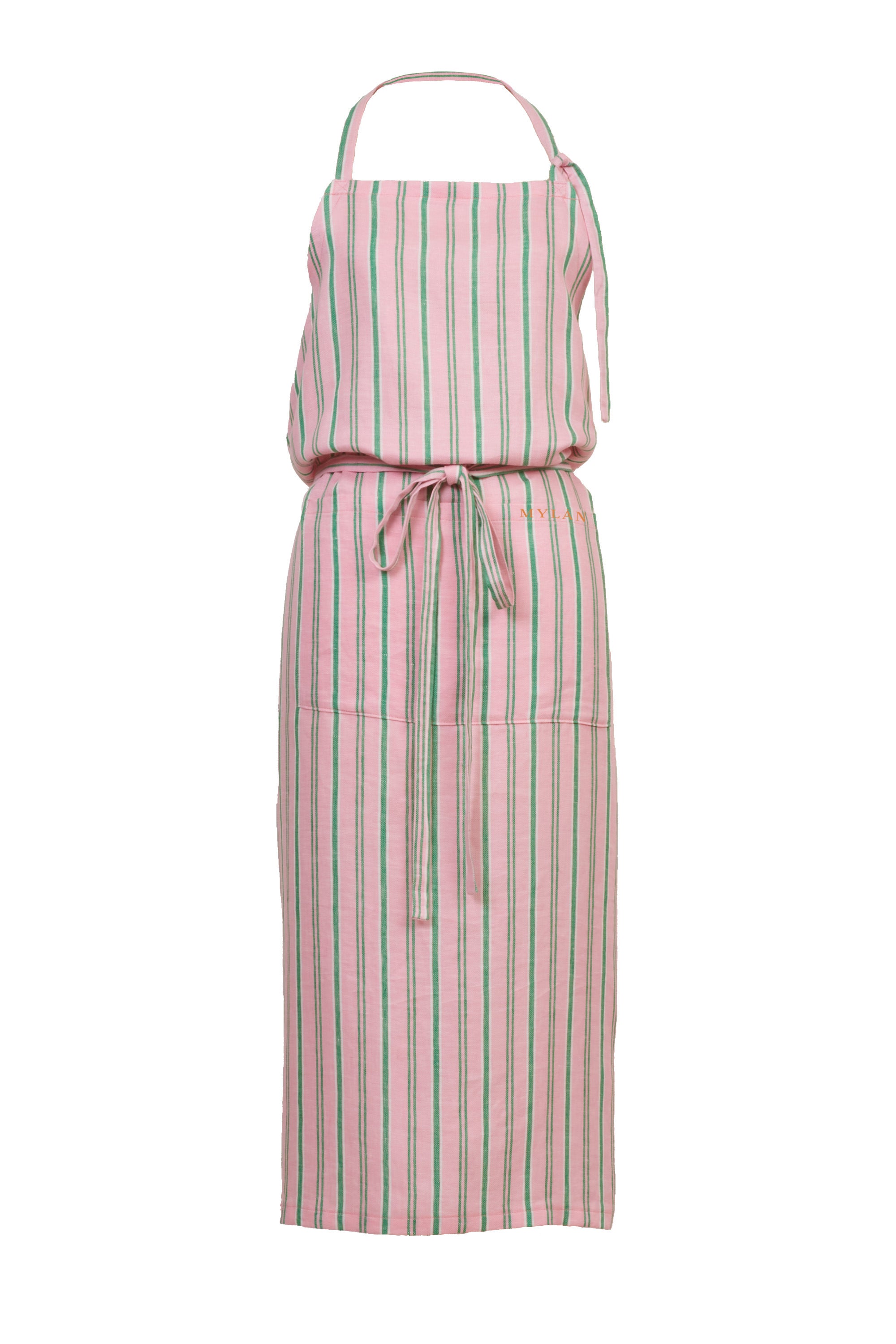 Stripe Linen Apron | Pink – MYLAN ONLINE SHOP