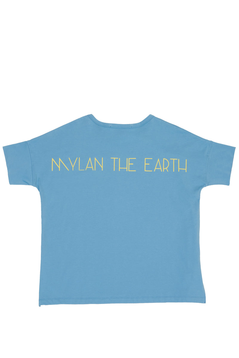MYLAN THE EARTH TEE | Sea Blue – MYLAN ONLINE SHOP