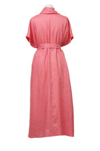 Load image into Gallery viewer, Botanical Dye Gown Dress | Peony Coral
