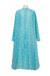Dot Fringe Shirt Dress | Dot Fringe Sax