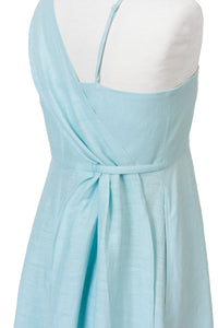 Shine Linen One Shoulder Dress | Shell