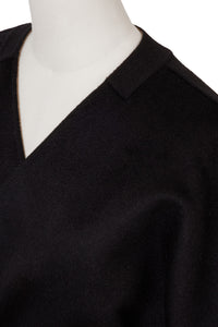 Cashmere Belted Gown Coat | Noir/Sahara