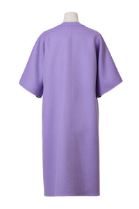 Cashmere Belted Gown Coat | Lilac/Peacock