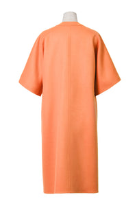 Cashmere Belted Gown Coat | Mandarin/Citrine