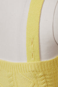 Cashmere Cable Knit Layered top | Pearl