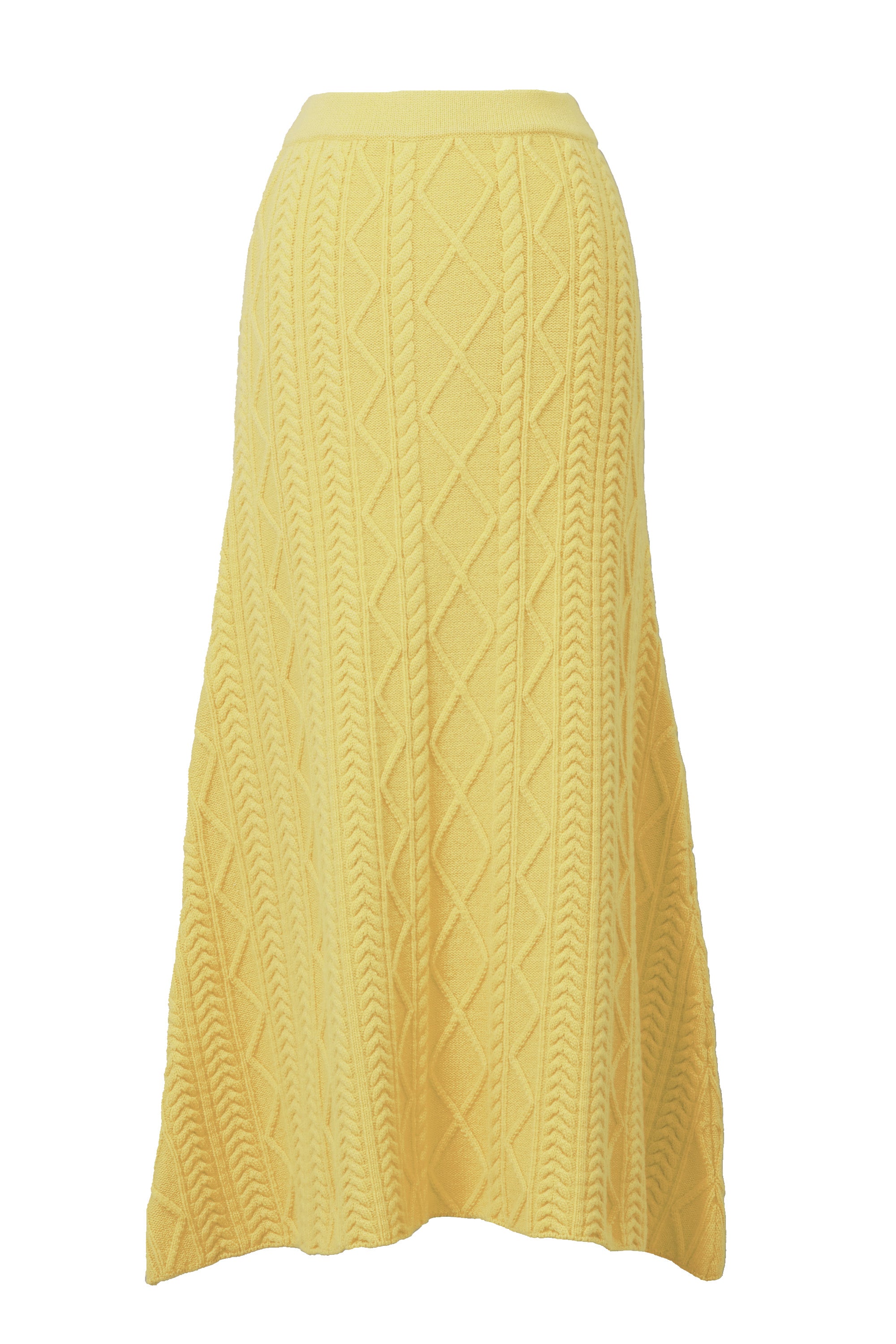 Cashmere Cable Knit Skirt | Lilac – MYLAN ONLINE SHOP