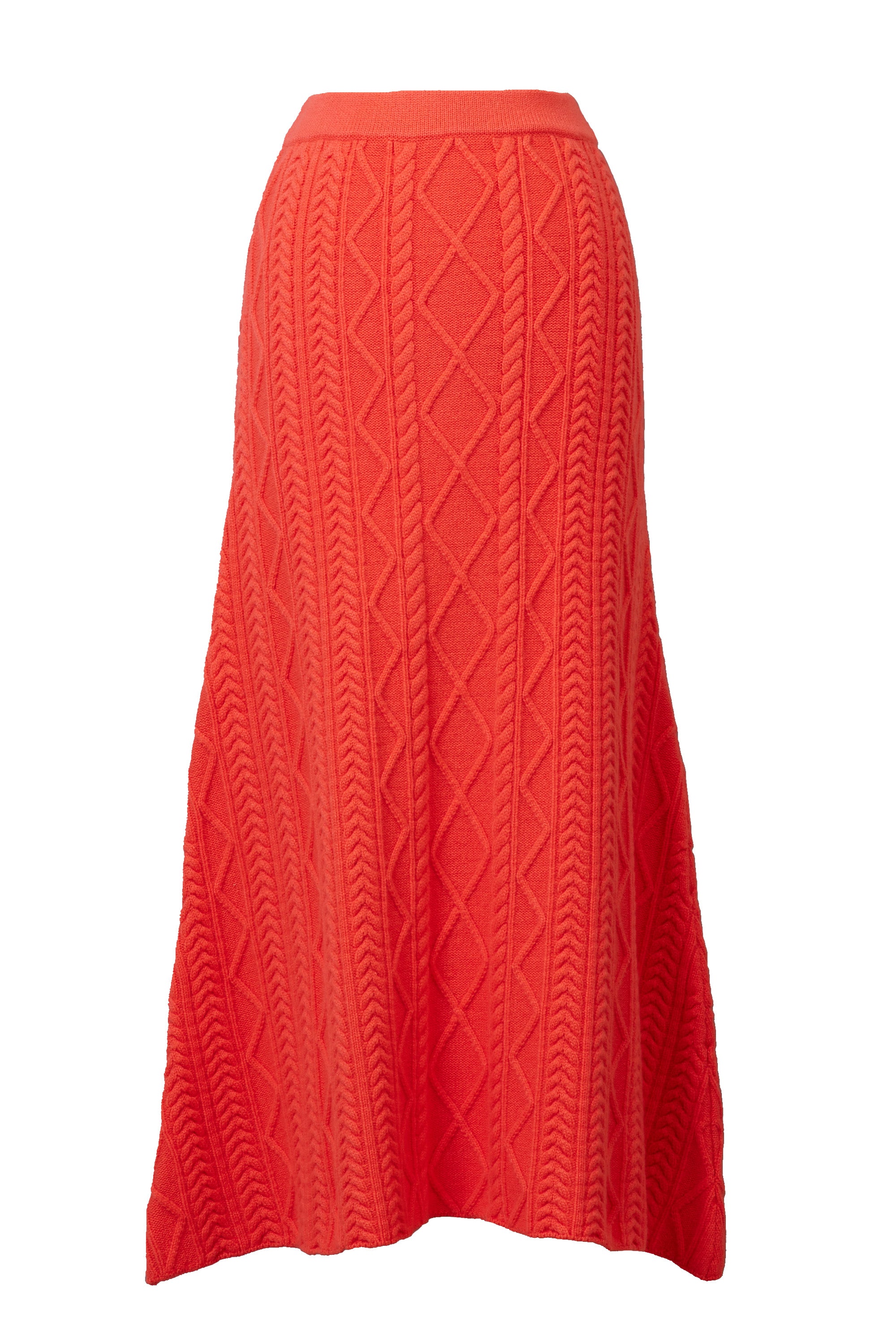 Cashmere Cable Knit Skirt | Lilac – MYLAN ONLINE SHOP