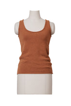 Load image into Gallery viewer, Eco Cashmere Rib Knit Layered Top | Sahara
