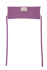 Eco Cashmere Knit Neck Warmer | Lilac