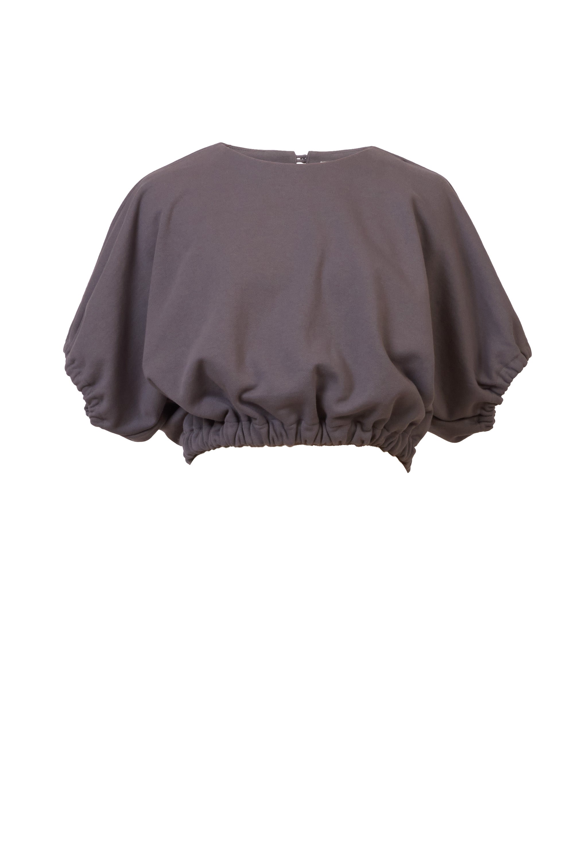 MYLAN マイラン Organic Cotton Cropped Top Organic Cotton Cropped Top | Stone Gray – MYLAN ONLINE SHOP