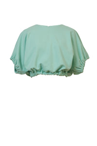 Organic Cotton Cropped Top | Mint