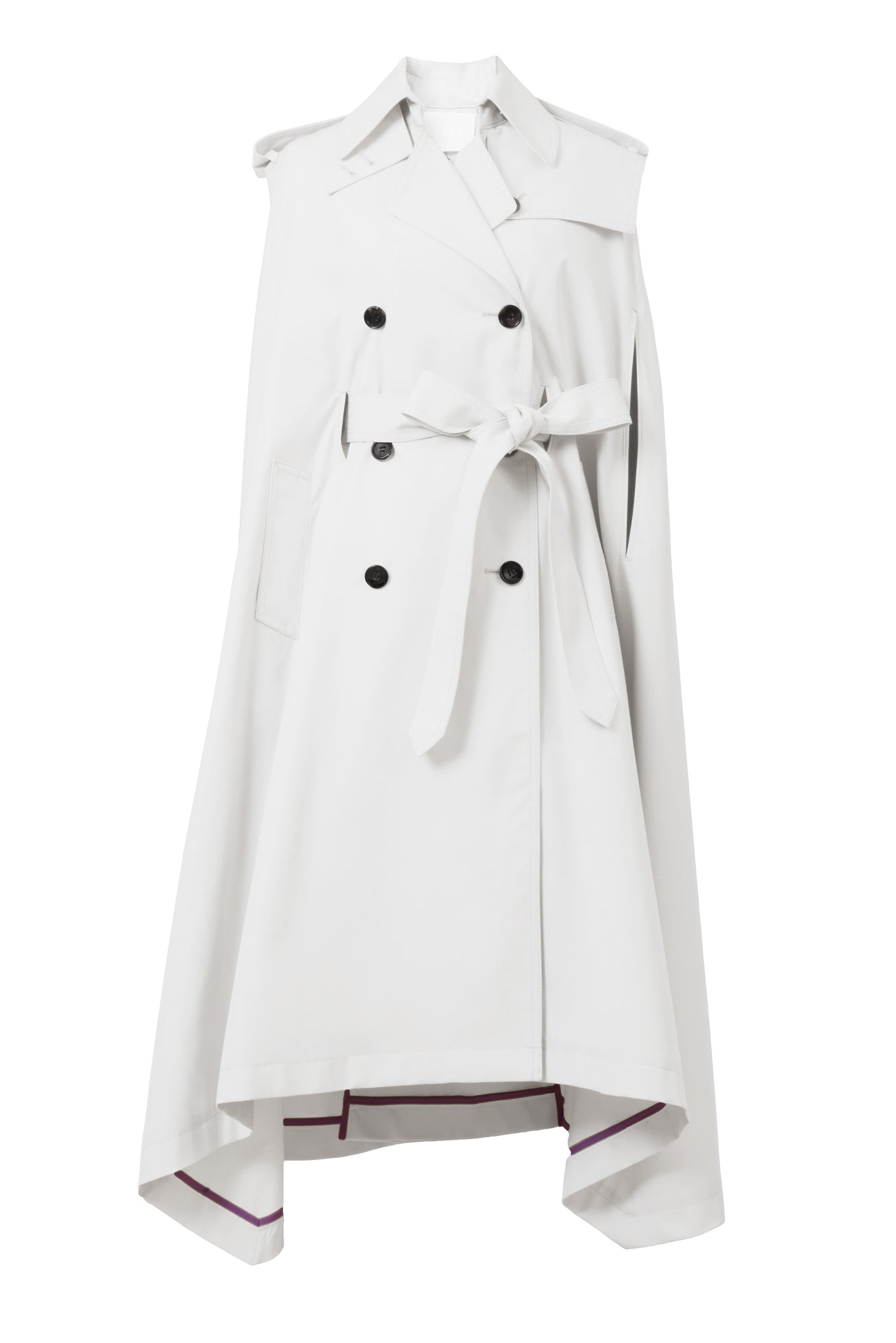 Mantle Trench Coat | Pearl White