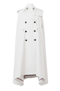 Mantle Trench Coat | Pearl White – MYLAN ONLINE SHOP