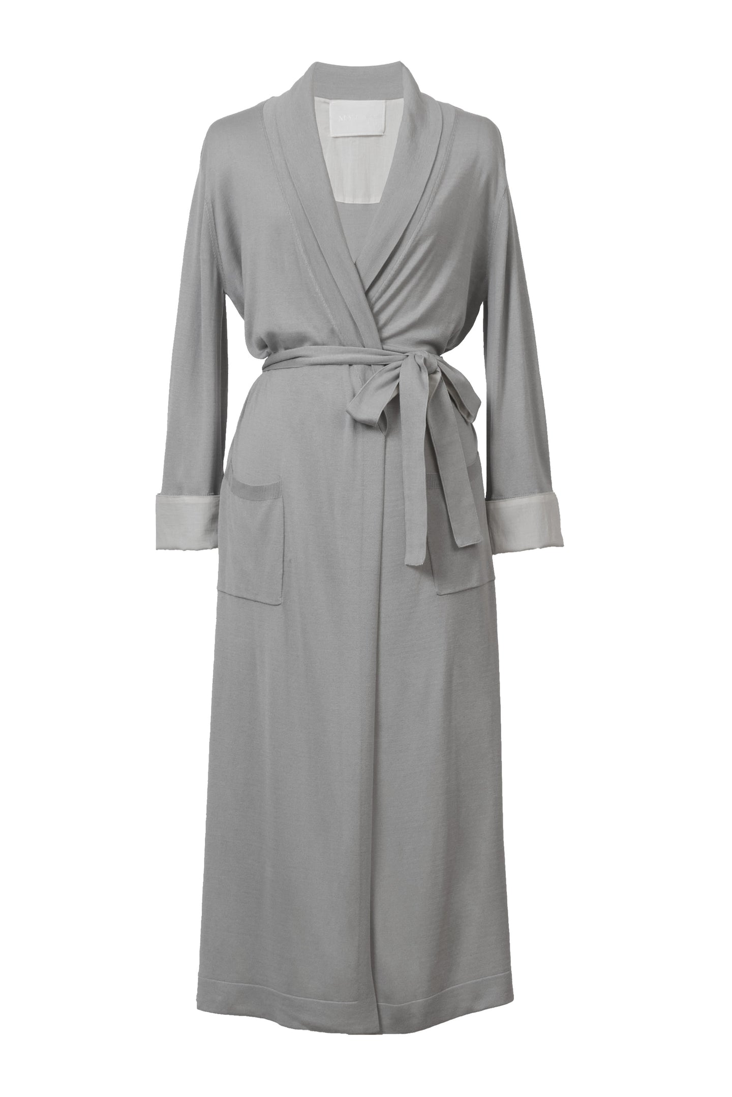 Silk Gown | Sand Grey