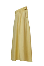 Load image into Gallery viewer, One Shoulder Ribbon Dress | Citrine
