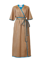 Load image into Gallery viewer, Side Button Robe Dress | Sand

