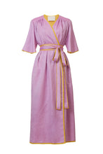 Load image into Gallery viewer, Side Button Robe Dress | Lilac
