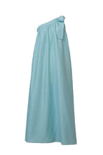 Load image into Gallery viewer, One Shoulder Ribbon Dress | Sky
