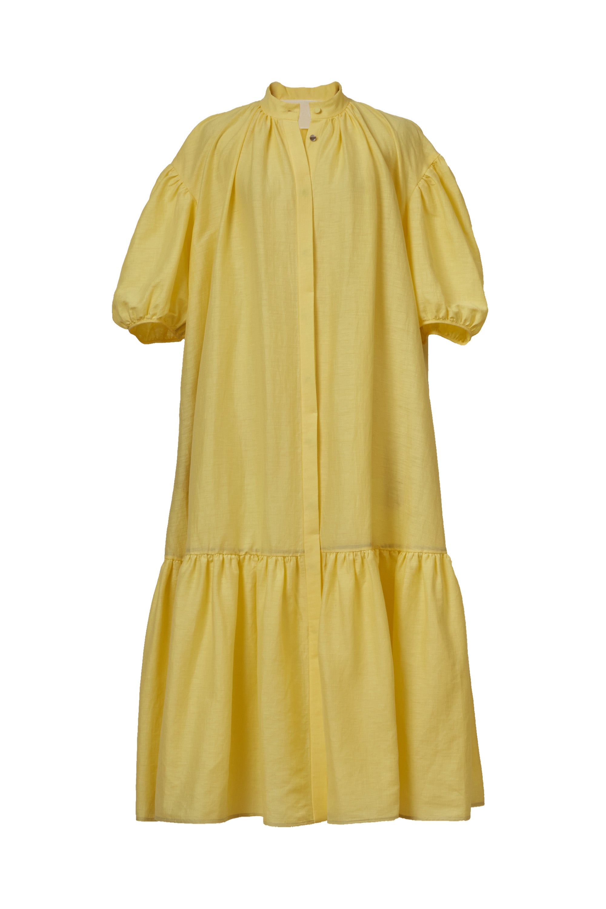 MYLAN Volume Sleeve Shirt Dress Citrine定価¥65000