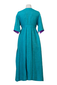 Box Pleated Dress | Lilac