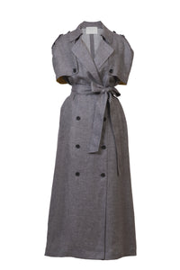 Trench Coat Dress | Stone
