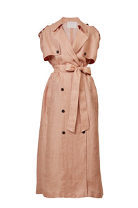 Trench Coat Dress | Terracotta