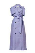 Load image into Gallery viewer, Trench Coat Dress | Lilac
