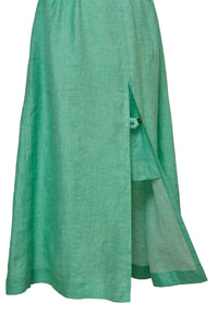 Trench Coat Dress | Peacock Green
