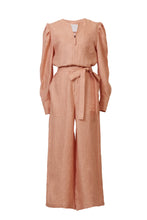 Load image into Gallery viewer, Zipped Long Sleeve Jumpsuit | Terracota
