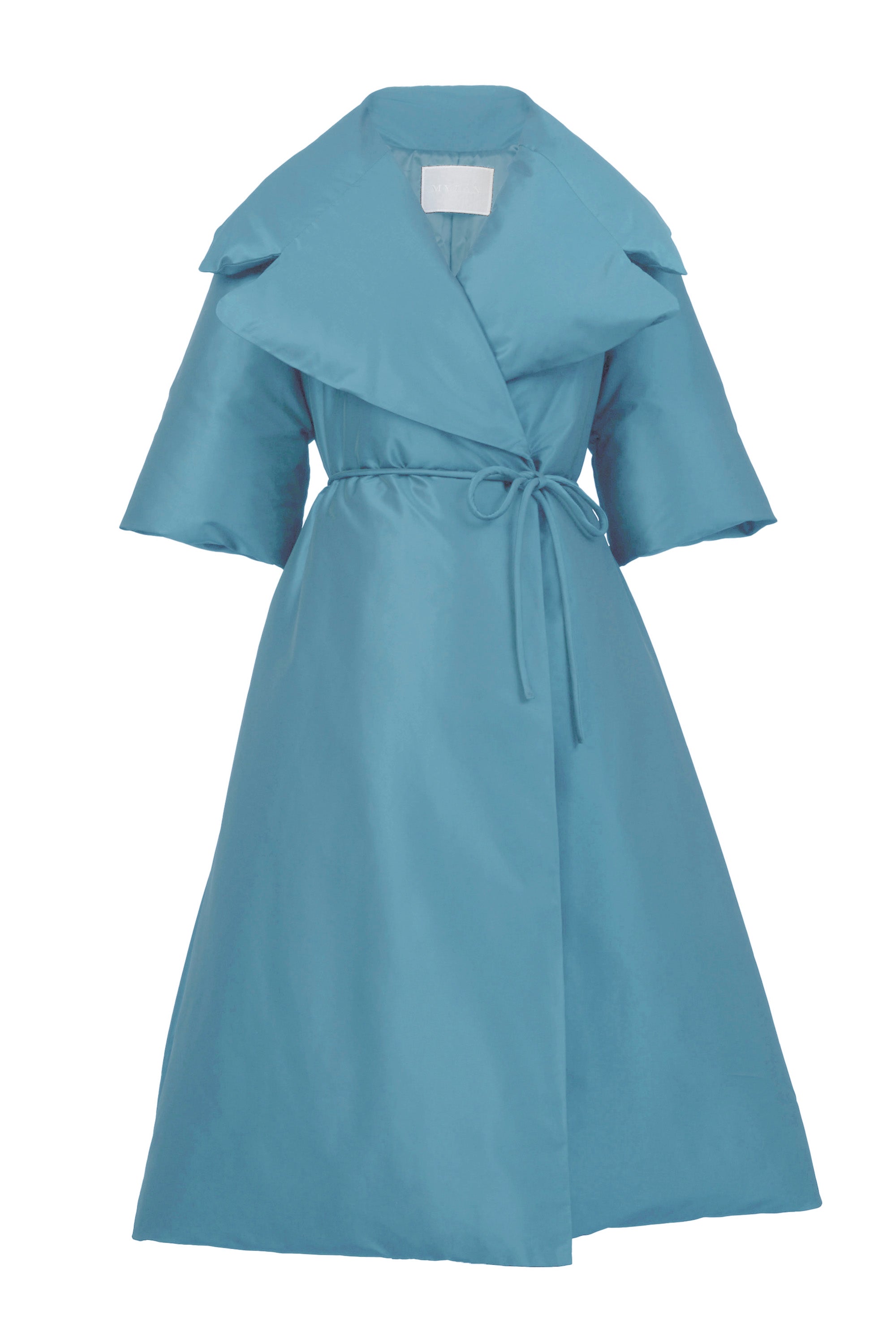 A Line Down Coat | Sea Blue – MYLAN ONLINE SHOP