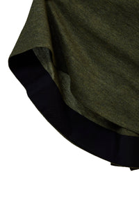 Cashmere Knit A Line Dress | Charcoal