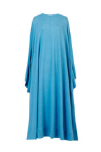 画像をギャラリービューアに読み込む, Cashmere Knit A Line Dress | Sea Blue
