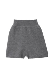 Rib Mini Pants | Grey