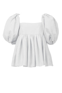 2 Way Sleeve Blouse | Shell White