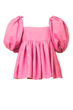 Load image into Gallery viewer, 2 Way Sleeve Blouse | Fuchsia Pink
