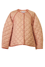Load image into Gallery viewer, A Line Quilted Jacket | Nude
