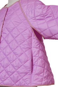 A Line Quilted Jacket | Lilac