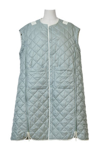 2 Way Quilted Coat | Nude
