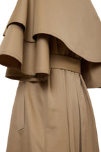 Load image into Gallery viewer, Bell Sleeve Trench Coat | Sahara
