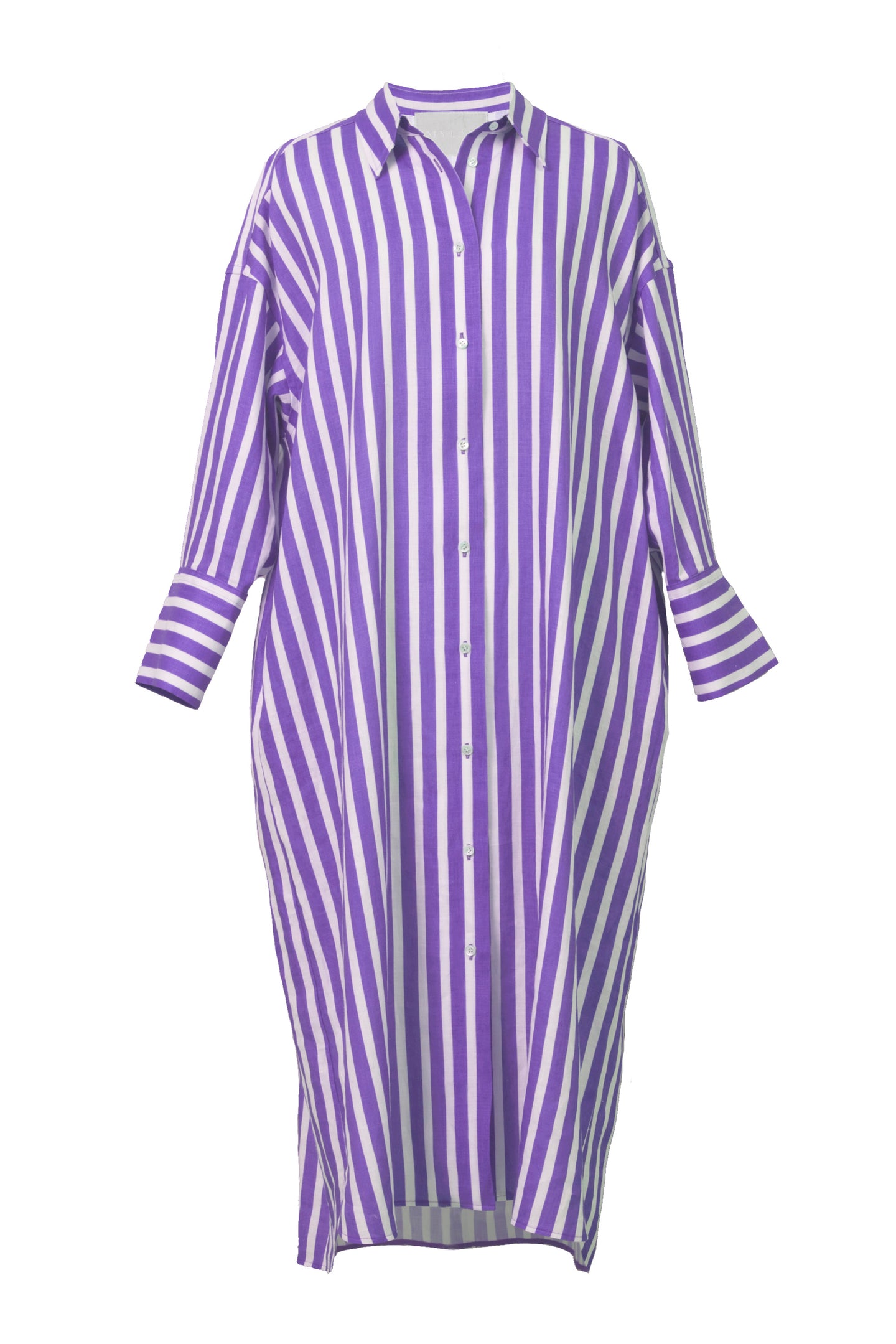 Stripe Shirt Dress | Lilac