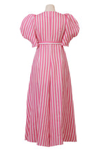 画像をギャラリービューアに読み込む, Stripe Volume Sleeve Dress | Fuchsia
