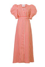 画像をギャラリービューアに読み込む, Stripe Volume Sleeve Dress | Sunshine
