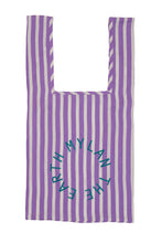 Load image into Gallery viewer, Stripe Linen Eco Bag | Lilac

