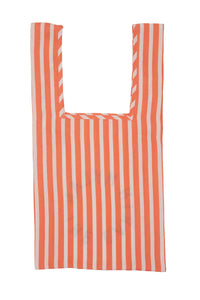 Stripe Linen Eco Bag | Fuchsia