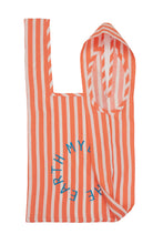 画像をギャラリービューアに読み込む, Stripe Linen Eco Bag | Lilac
