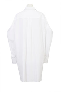 Oversized Shirt Dress | White