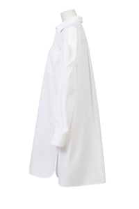 Oversized Shirt Dress | White