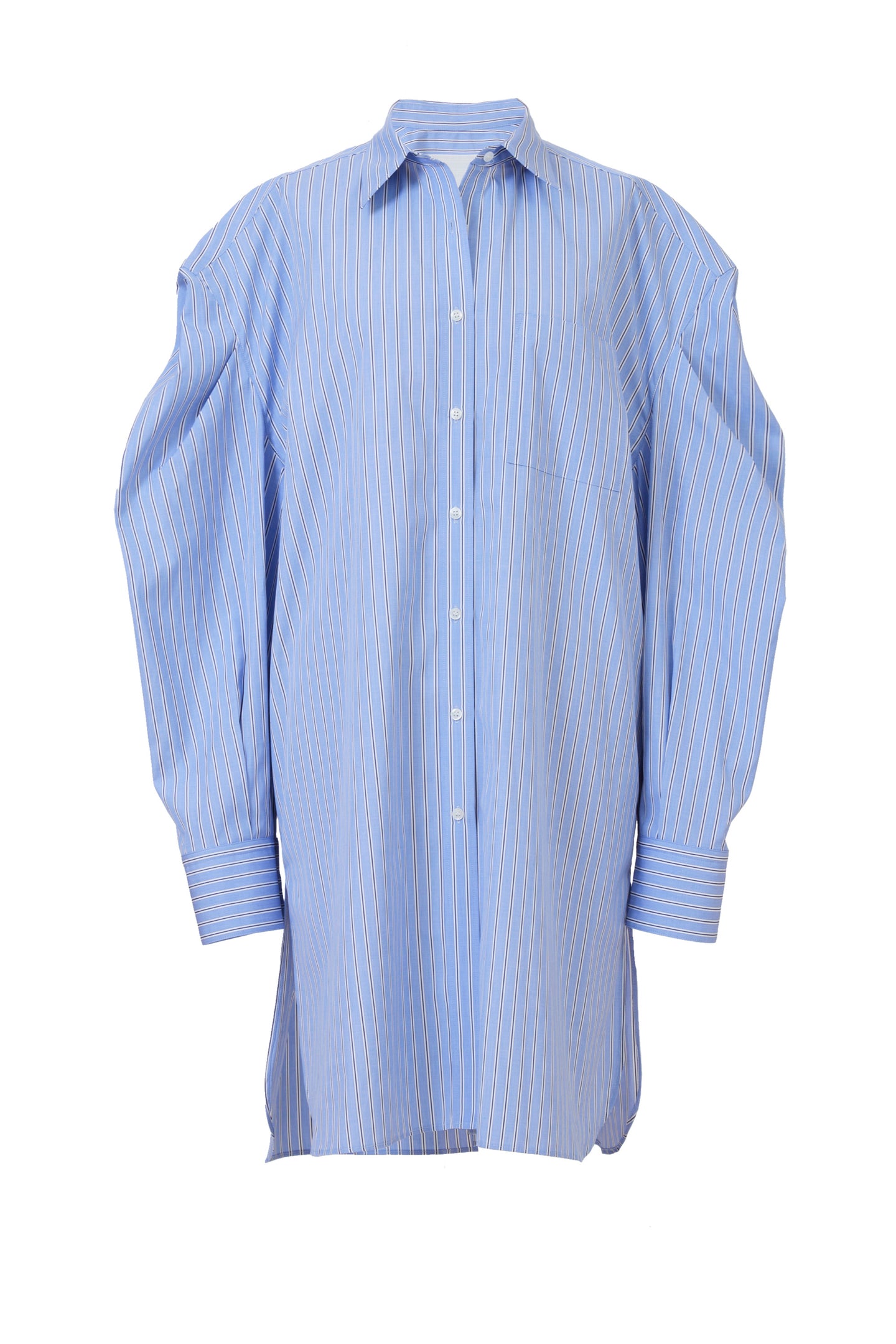 Oversized Shirt Dress | Blue Stripe – MYLAN ONLINE SHOP
