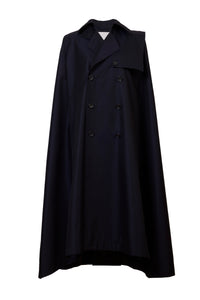 Mantle Trench Coat | Midnight Blue